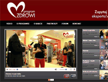 Tablet Screenshot of programzdrowi.pl